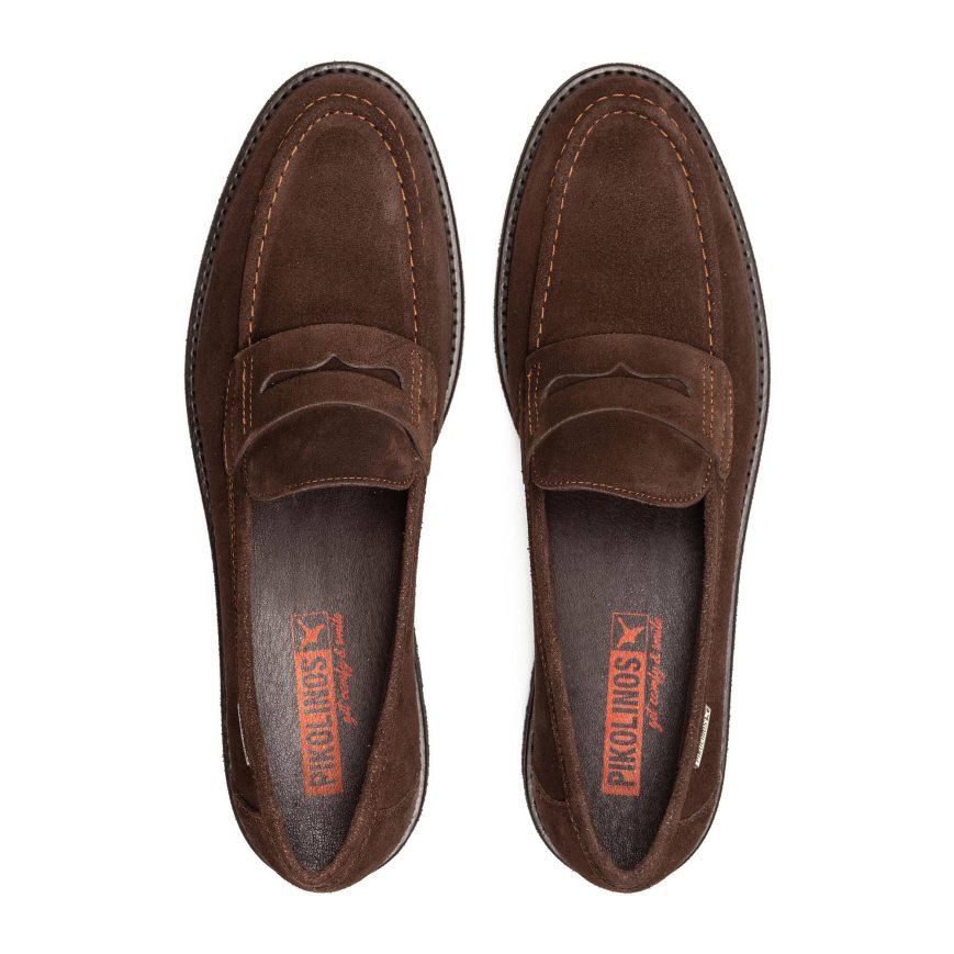 Men's Pikolinos TOLEDO Moccasins Brown | NZ M75Q319